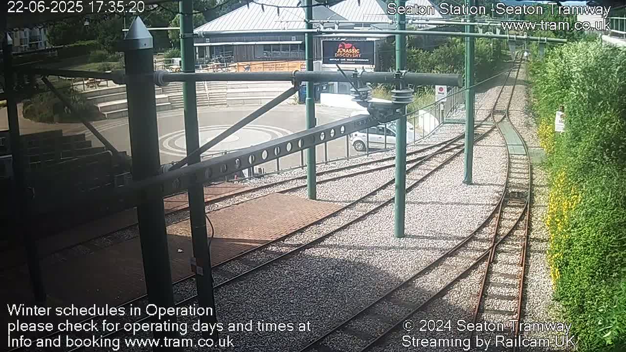Seaton Tramway  Station Live Cam - East Devon, Devon, South West, England, United Kingdom