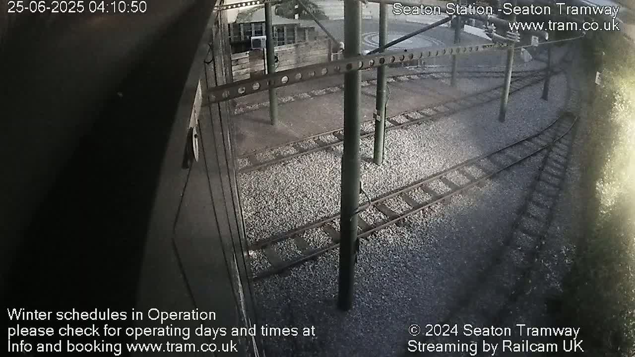 Seaton Tramway  Station Live Cam - East Devon, Devon, South West, England, United Kingdom