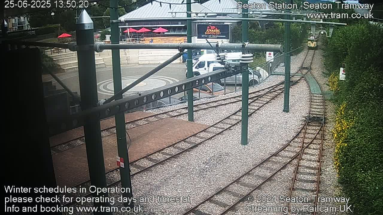 Seaton Tramway  Station Live Cam - East Devon, Devon, South West, England, United Kingdom