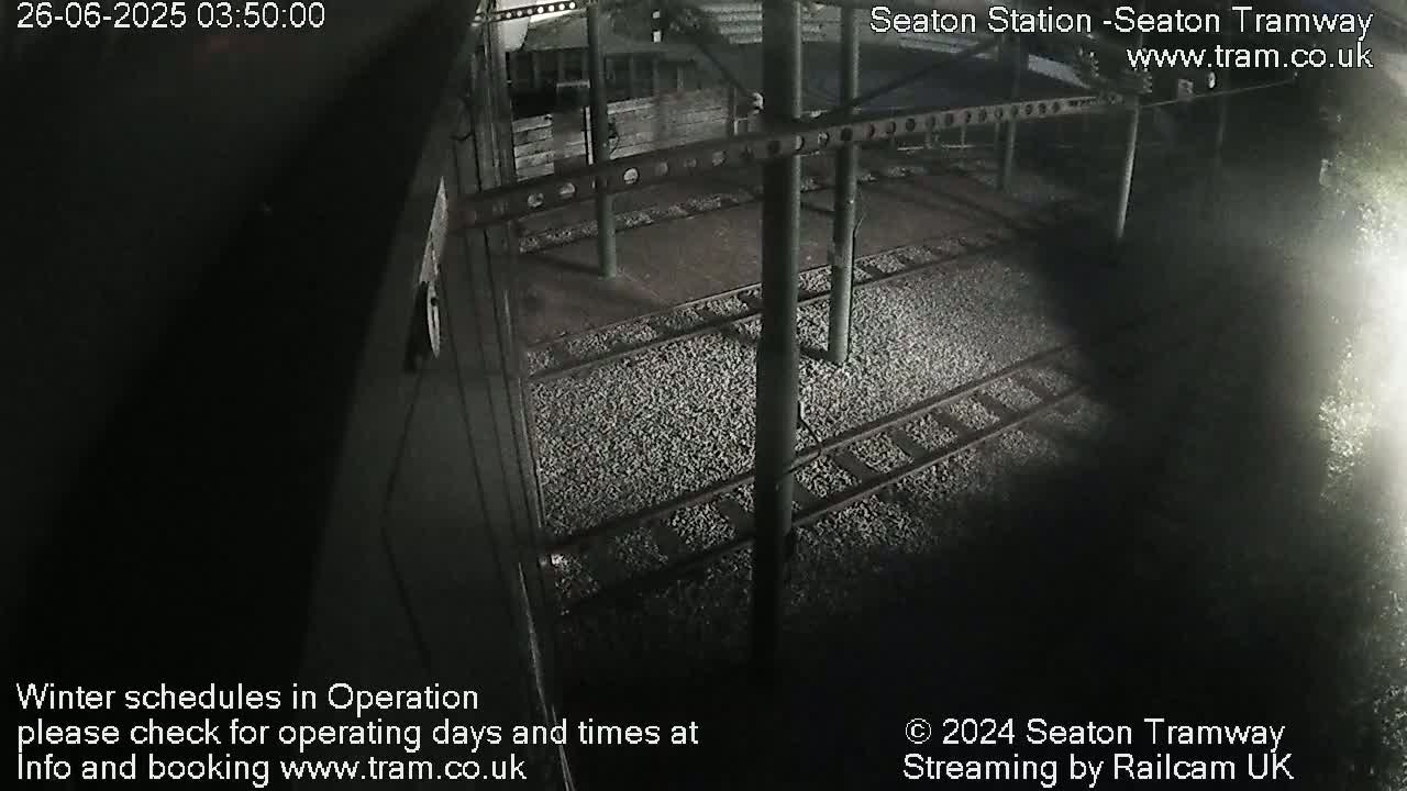 Seaton Tramway  Station Live Cam - East Devon, Devon, South West, England, United Kingdom