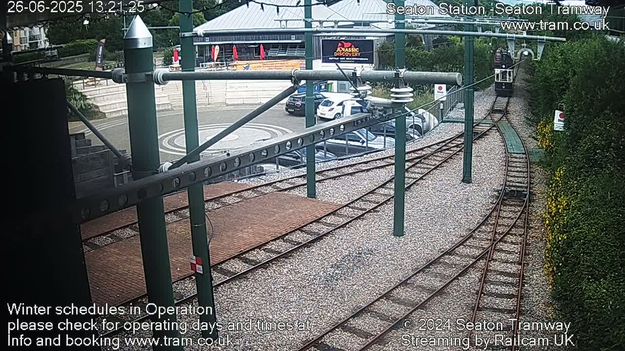 Seaton Tramway  Station Live Cam - East Devon, Devon, South West, England, United Kingdom