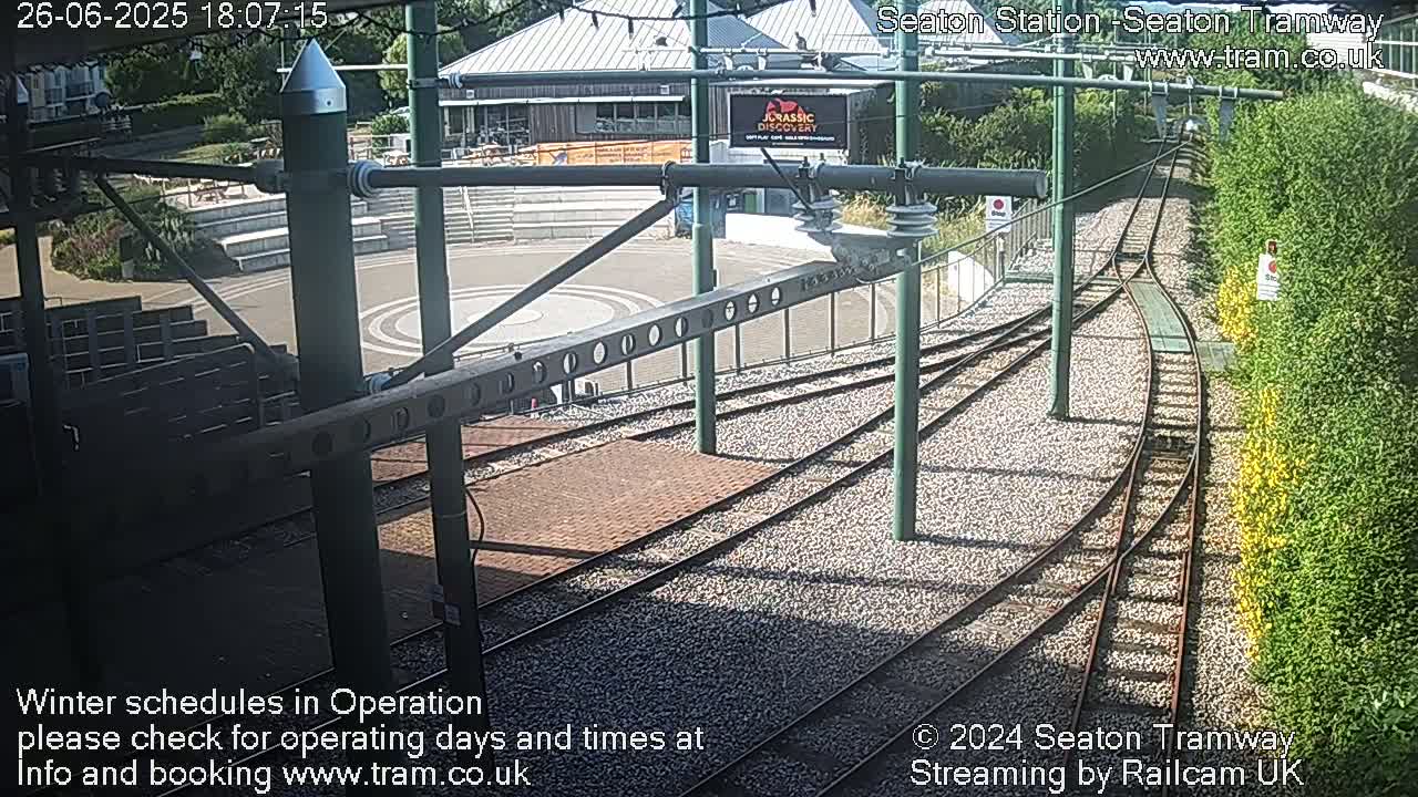 Seaton Tramway  Station Live Cam - East Devon, Devon, South West, England, United Kingdom