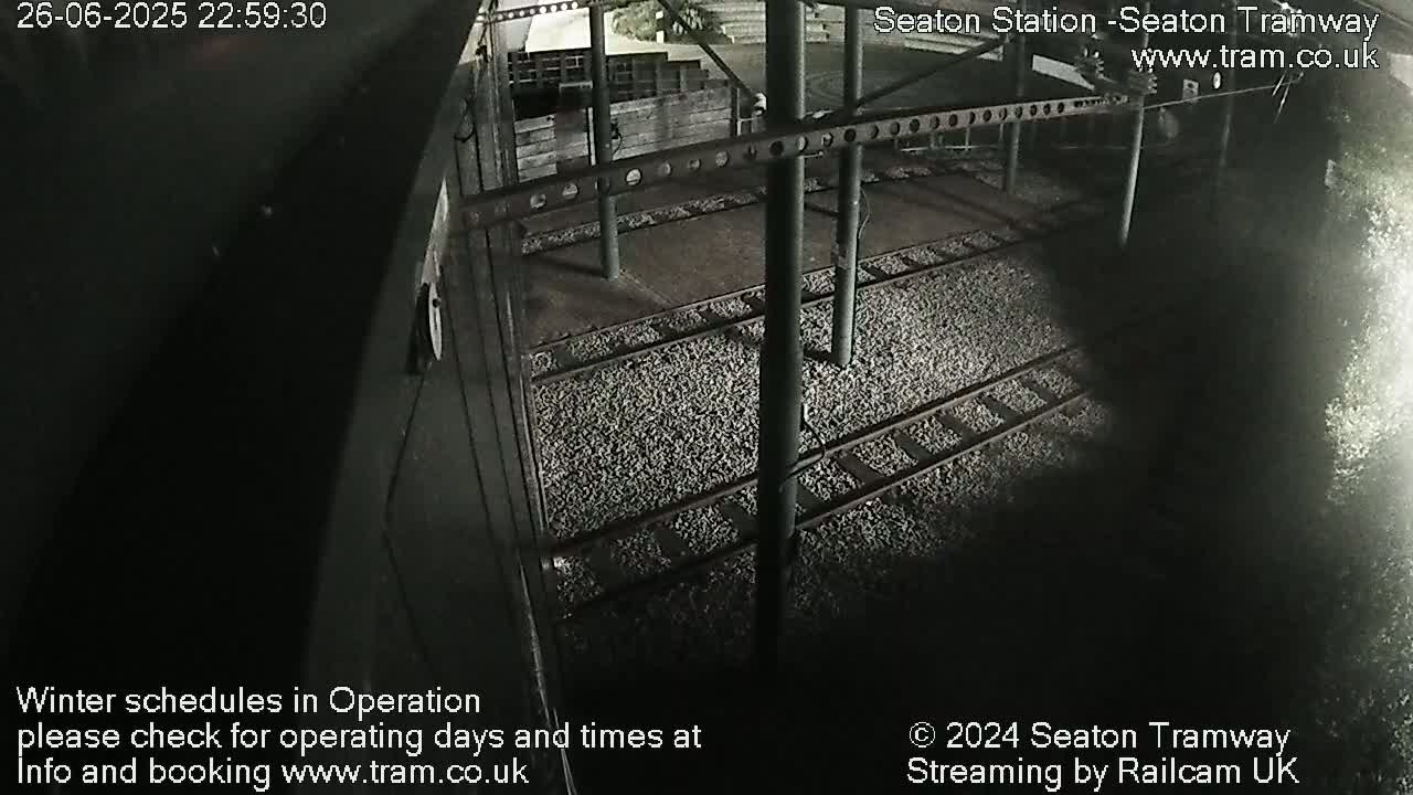 Seaton Tramway  Station Live Cam - East Devon, Devon, South West, England, United Kingdom