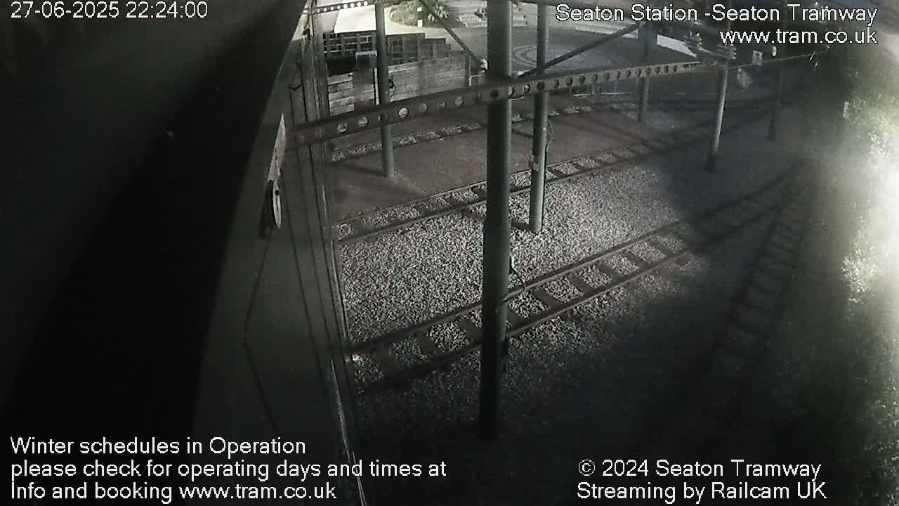 Seaton Tramway  Station Live Cam - East Devon, Devon, South West, England, United Kingdom