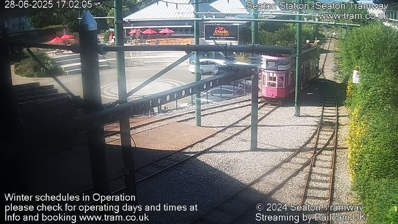 Seaton Tramway  Station Live Cam - East Devon, Devon, South West, England, United Kingdom