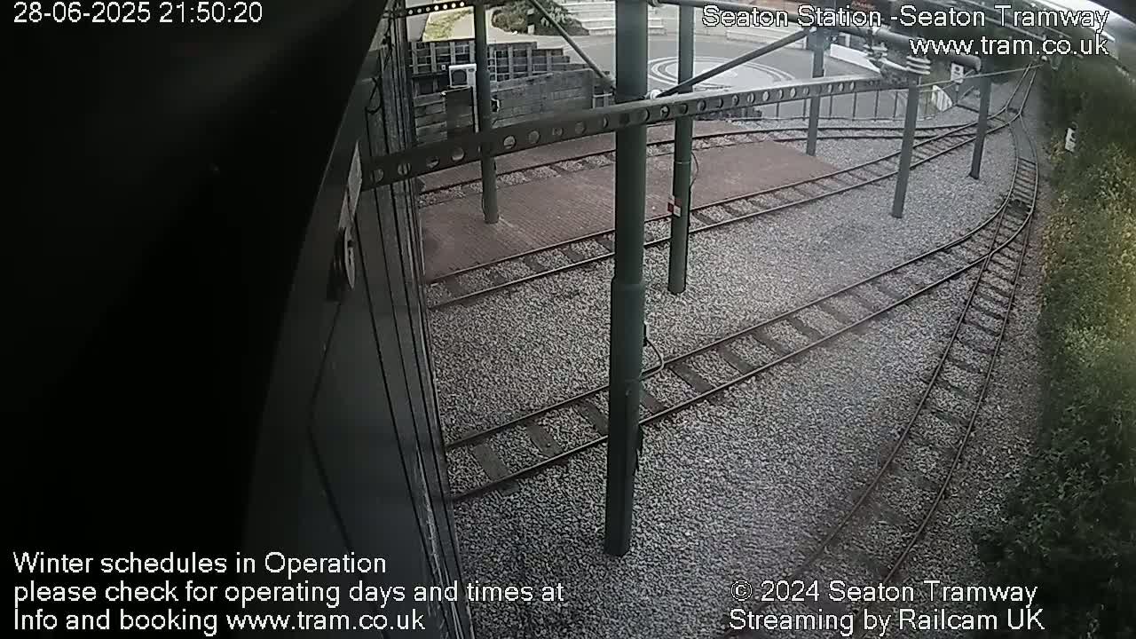 Seaton Tramway  Station Live Cam - East Devon, Devon, South West, England, United Kingdom