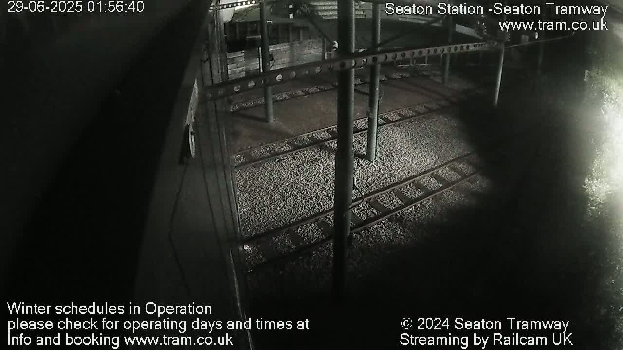 Seaton Tramway  Station Live Cam - East Devon, Devon, South West, England, United Kingdom