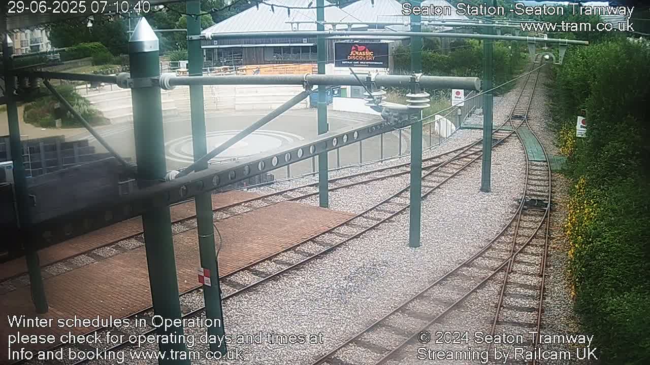 Seaton Tramway  Station Live Cam - East Devon, Devon, South West, England, United Kingdom