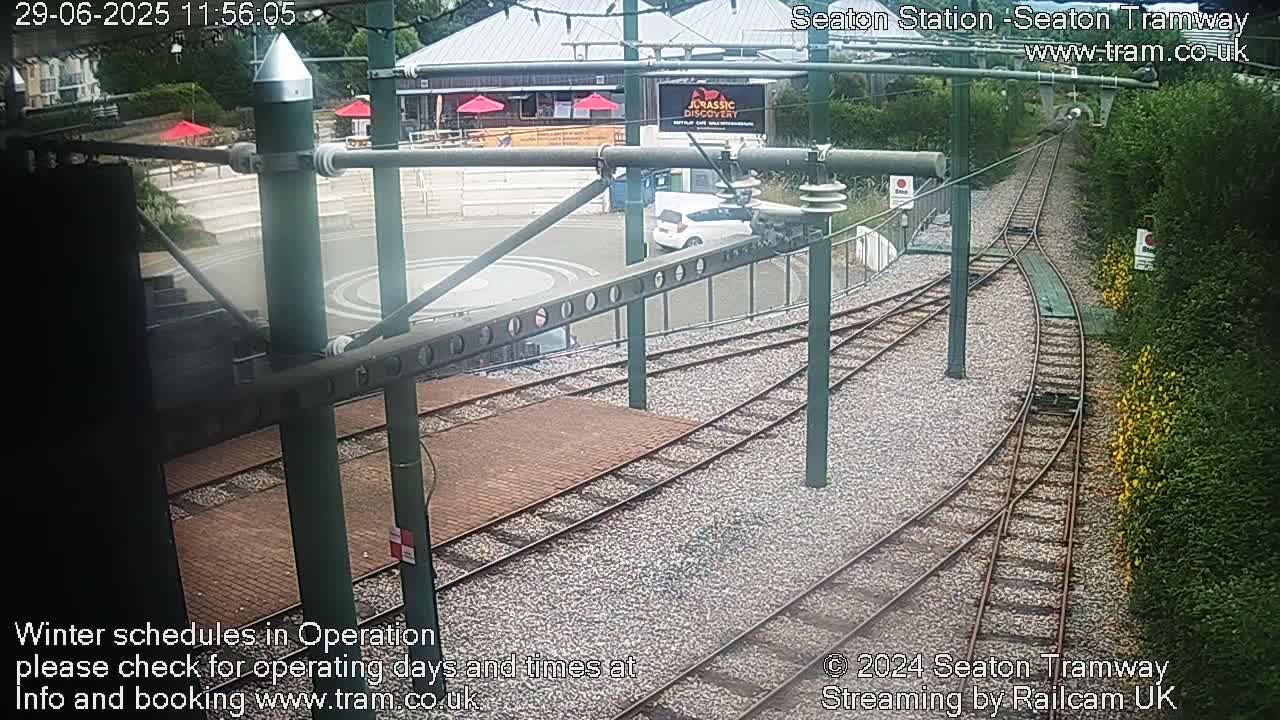 Seaton Tramway  Station Live Cam - East Devon, Devon, South West, England, United Kingdom