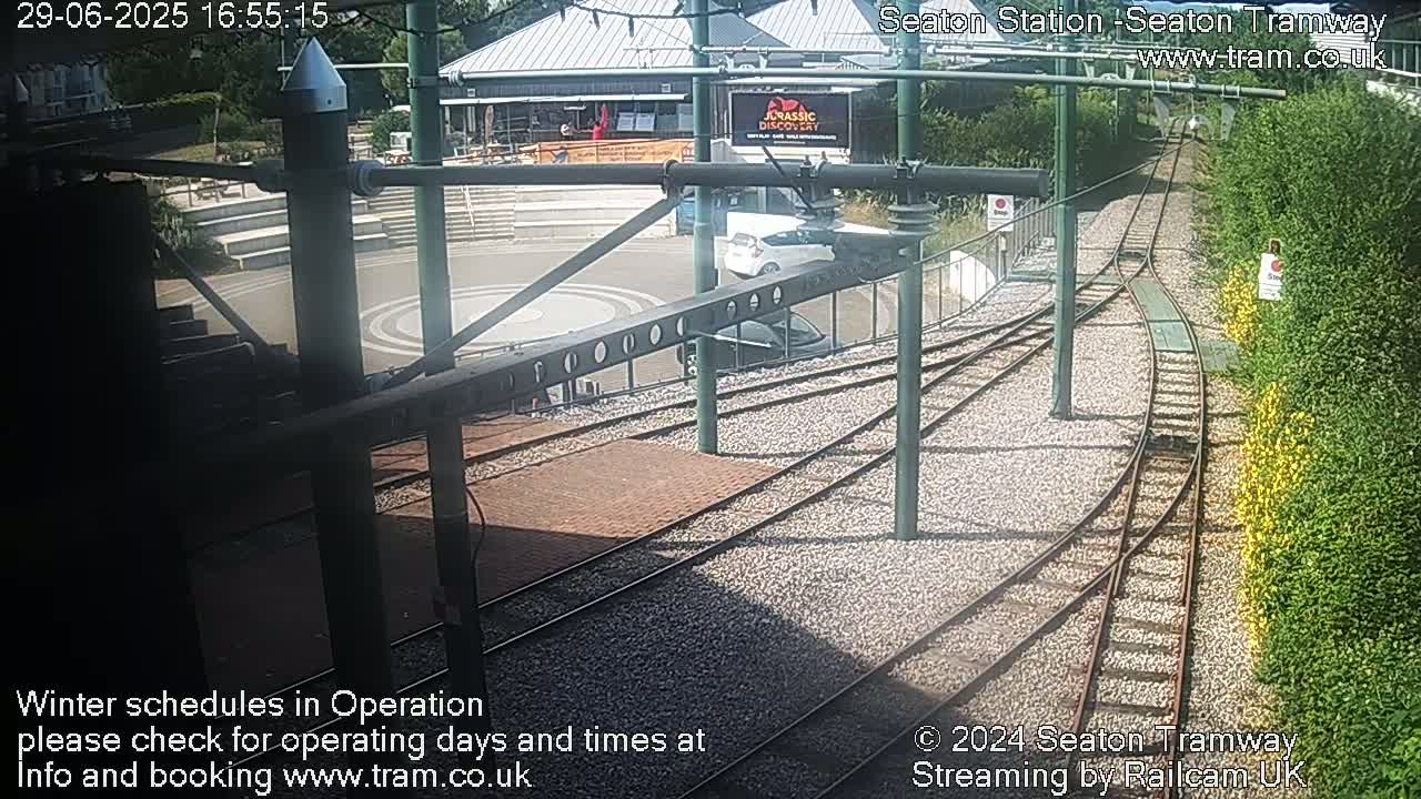 Seaton Tramway  Station Live Cam - East Devon, Devon, South West, England, United Kingdom