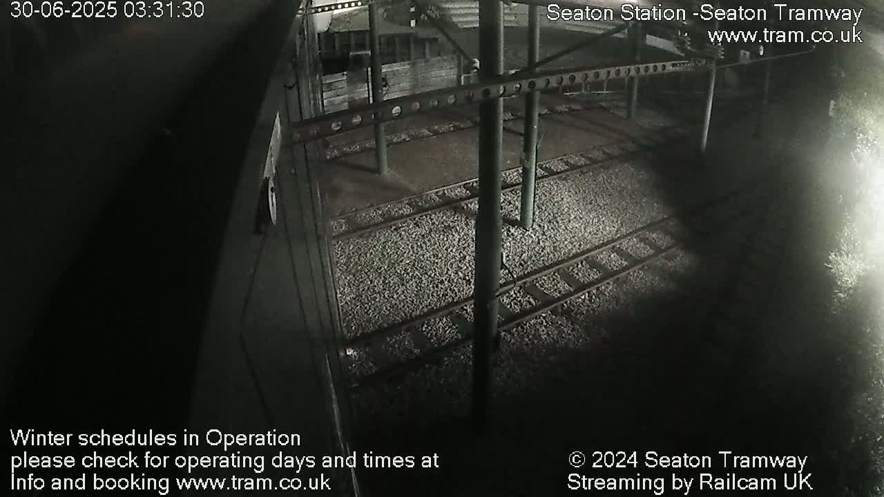 Seaton Tramway  Station Live Cam - East Devon, Devon, South West, England, United Kingdom