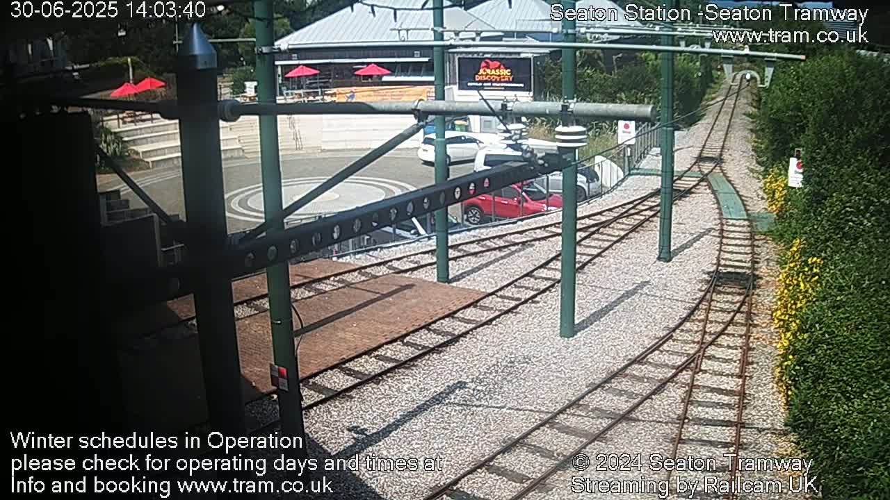 Seaton Tramway  Station Live Cam - East Devon, Devon, South West, England, United Kingdom