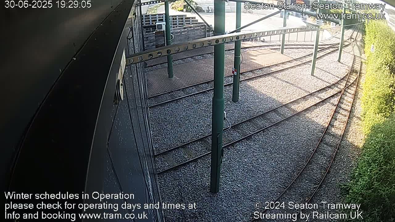 Seaton Tramway  Station Live Cam - East Devon, Devon, South West, England, United Kingdom