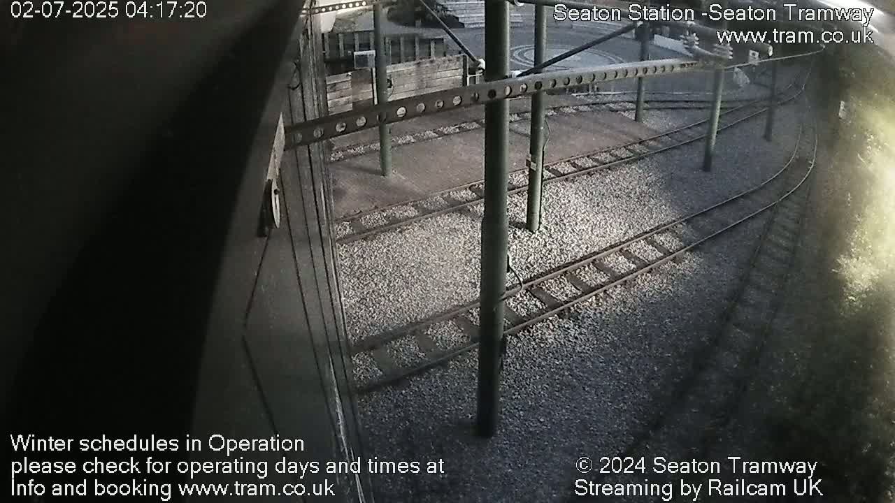 Seaton Tramway  Station Live Cam - East Devon, Devon, South West, England, United Kingdom