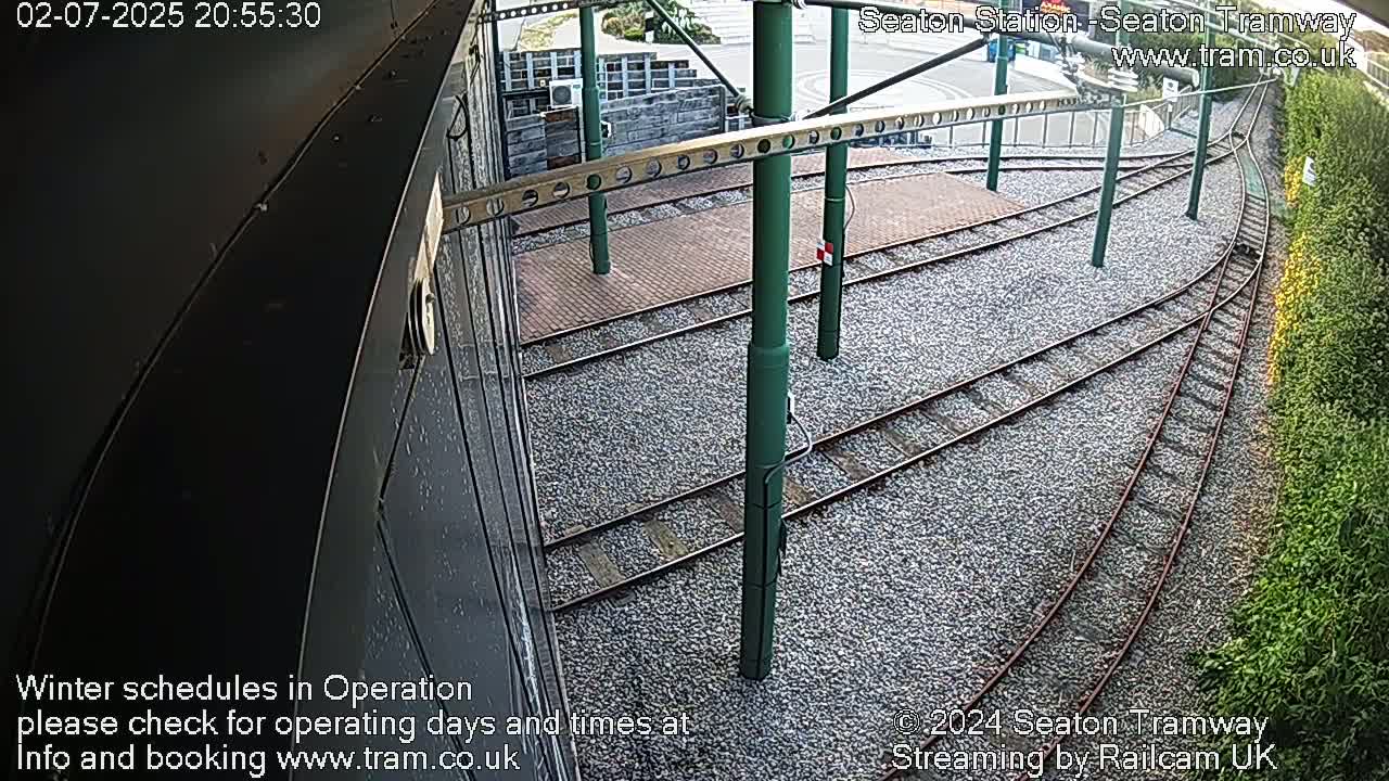Seaton Tramway  Station Live Cam - East Devon, Devon, South West, England, United Kingdom