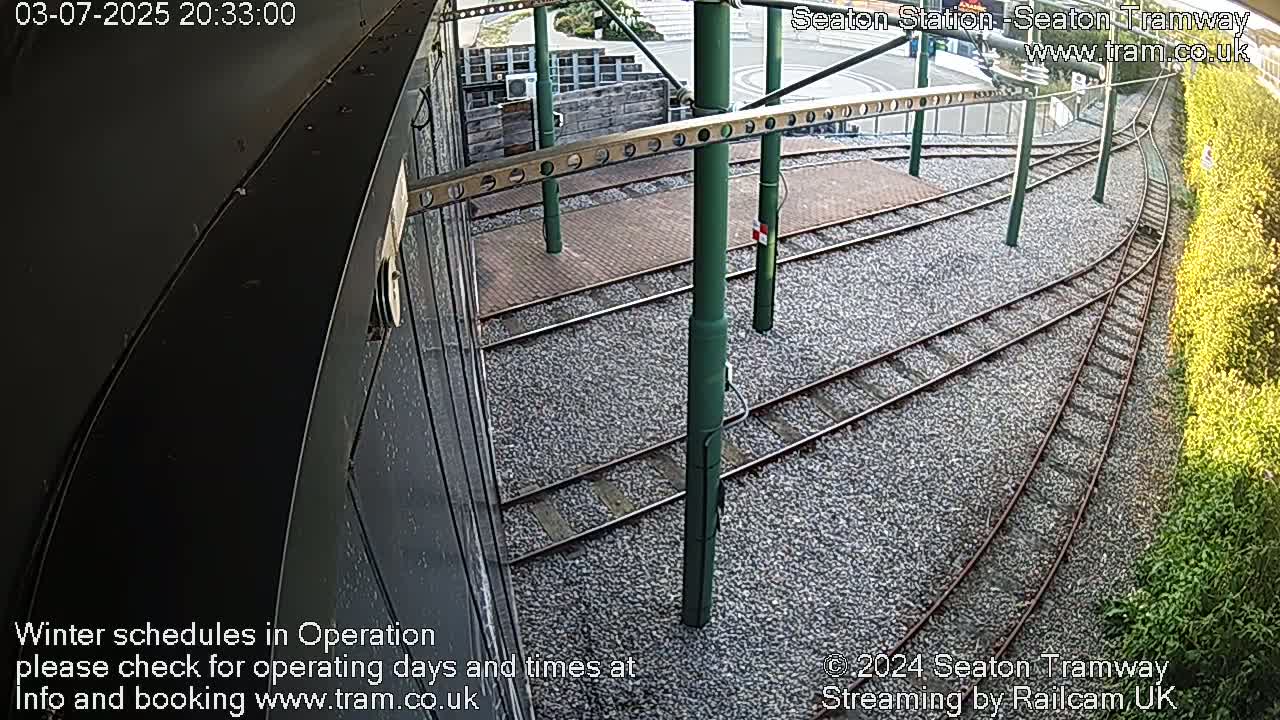 Seaton Tramway  Station Live Cam - East Devon, Devon, South West, England, United Kingdom
