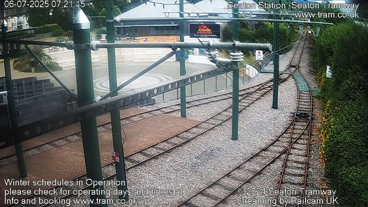 Seaton Tramway  Station Live Cam - East Devon, Devon, South West, England, United Kingdom