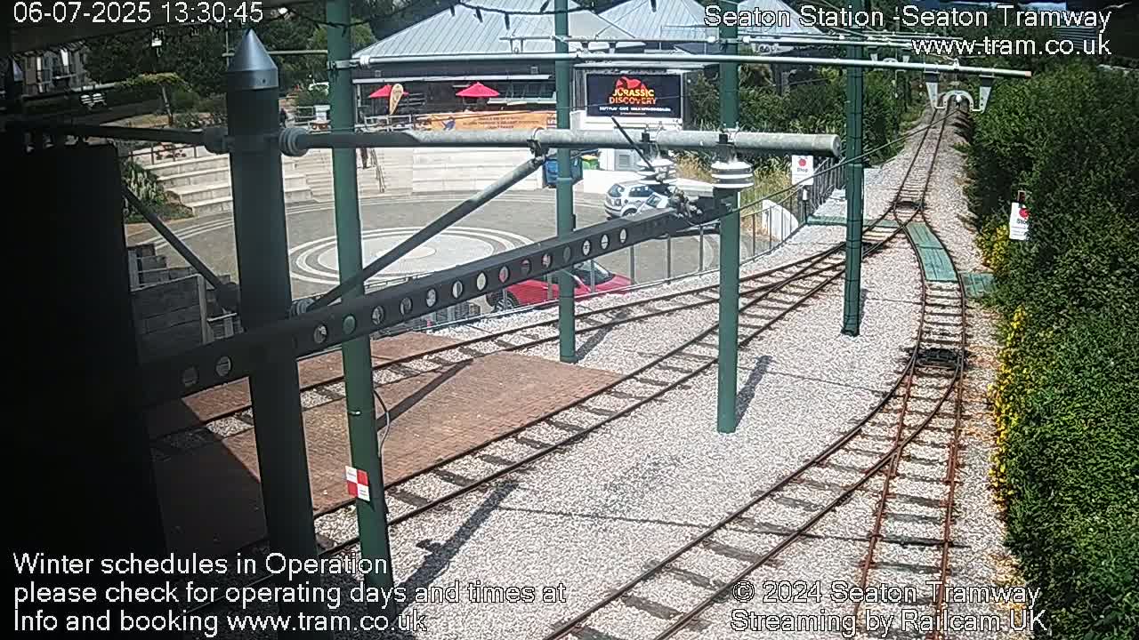 Seaton Tramway  Station Live Cam - East Devon, Devon, South West, England, United Kingdom