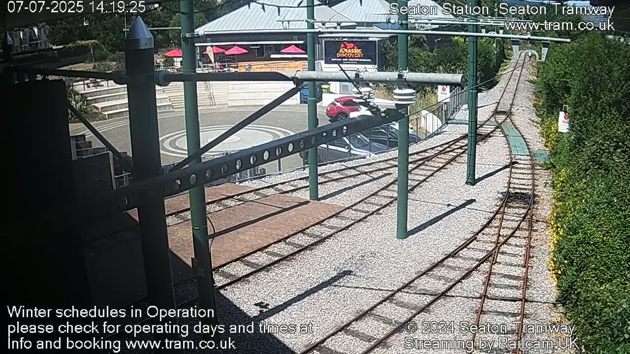 Seaton Tramway  Station Live Cam - East Devon, Devon, South West, England, United Kingdom
