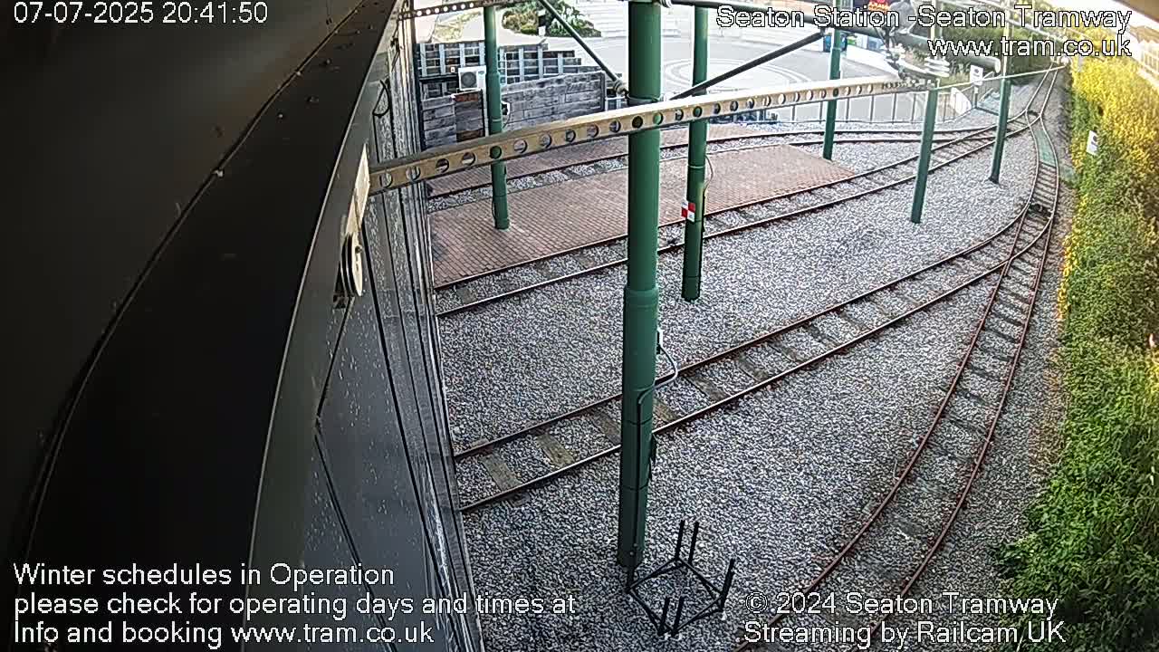 Seaton Tramway  Station Live Cam - East Devon, Devon, South West, England, United Kingdom