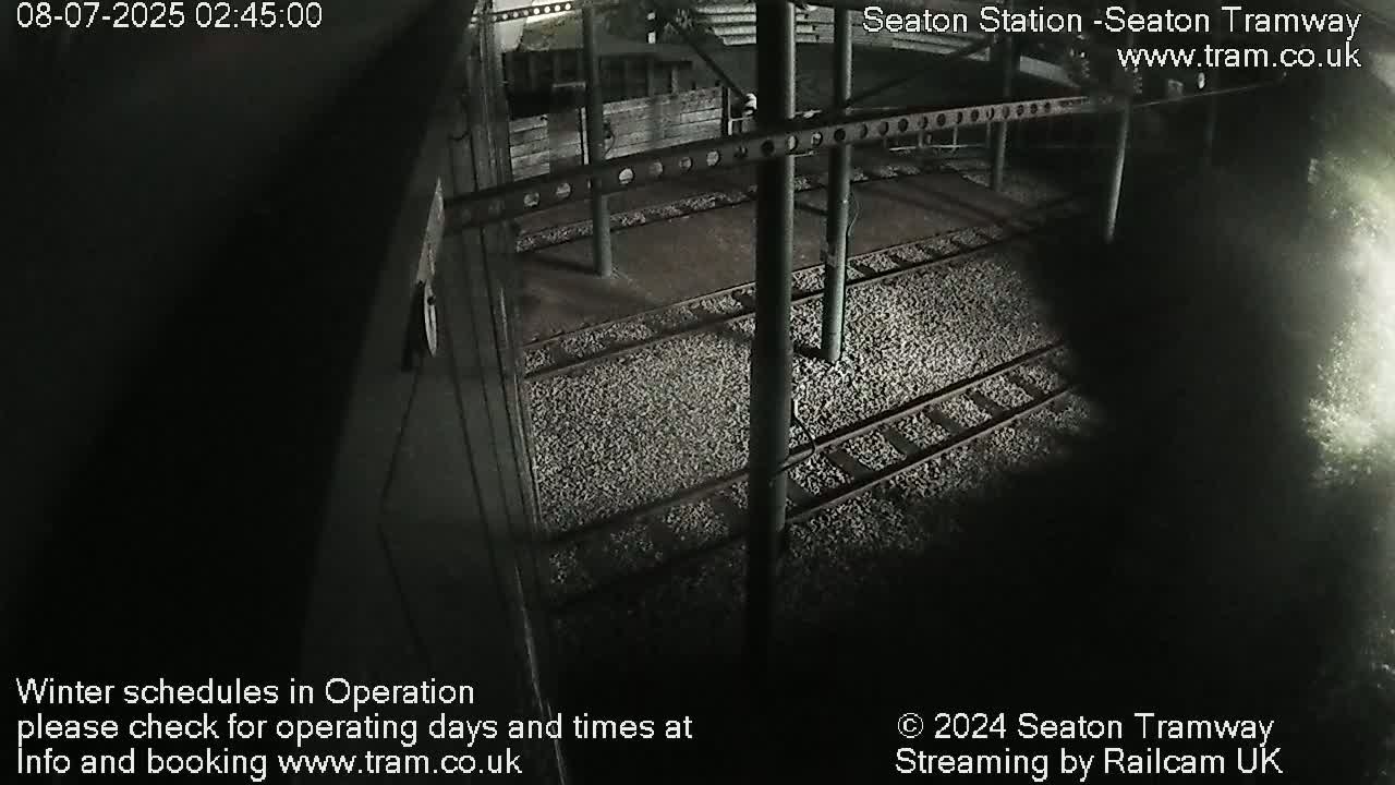 Seaton Tramway  Station Live Cam - East Devon, Devon, South West, England, United Kingdom