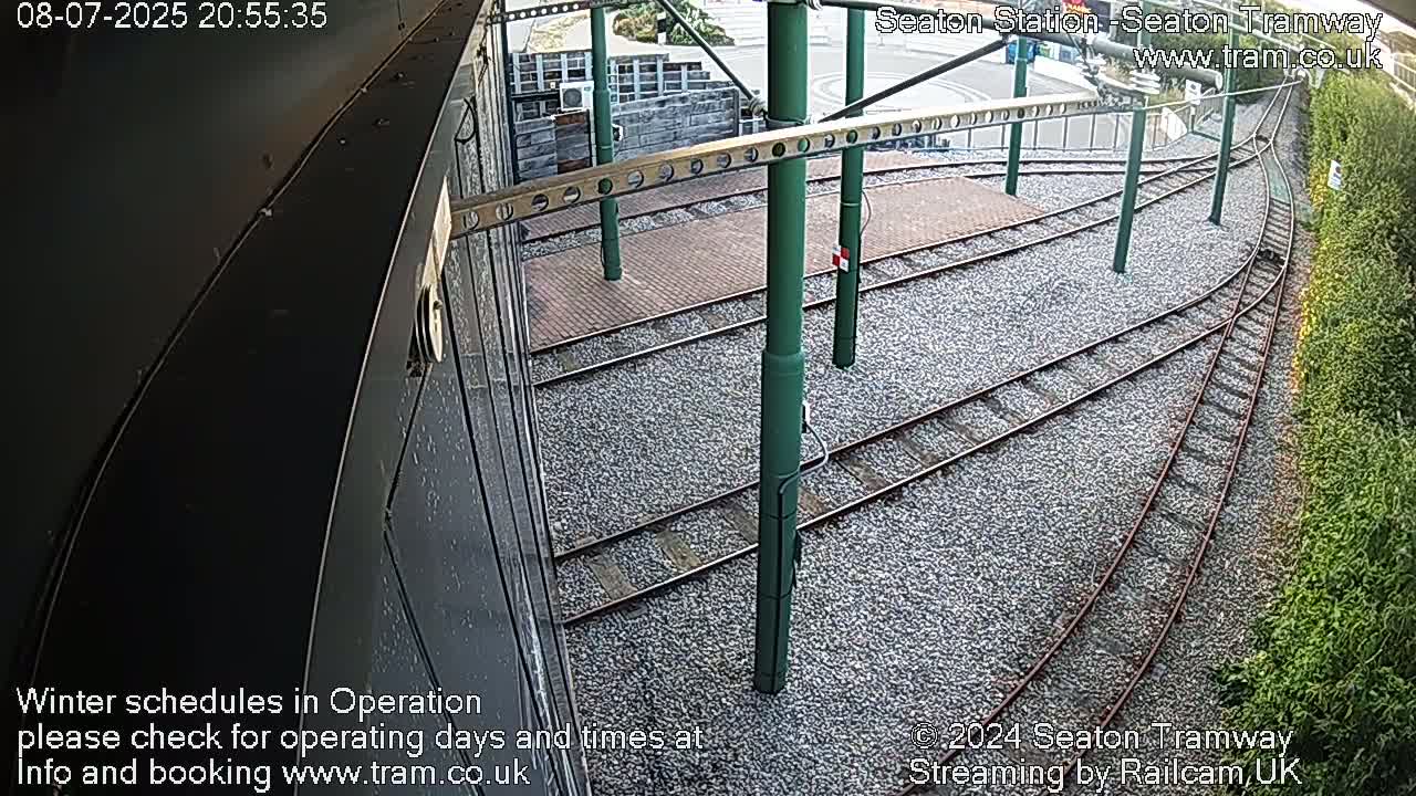 Seaton Tramway  Station Live Cam - East Devon, Devon, South West, England, United Kingdom
