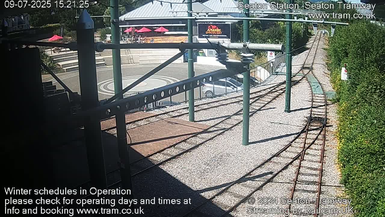 Seaton Tramway  Station Live Cam - East Devon, Devon, South West, England, United Kingdom