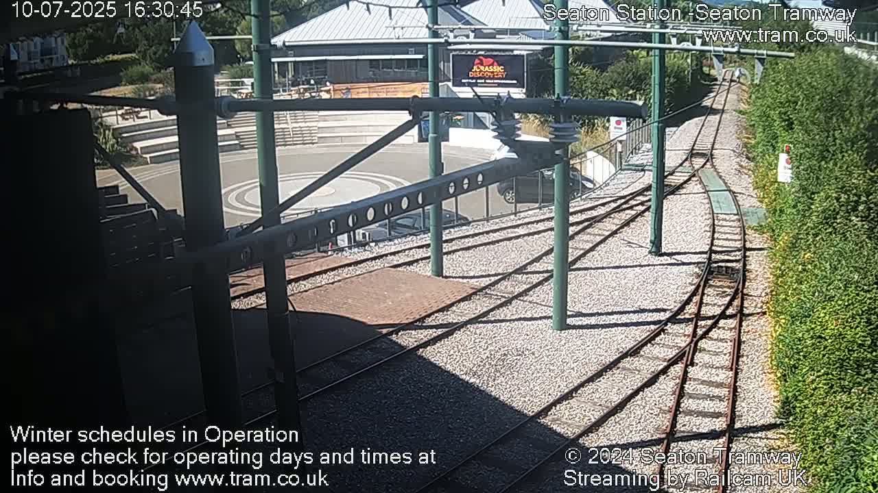 Seaton Tramway  Station Live Cam - East Devon, Devon, South West, England, United Kingdom