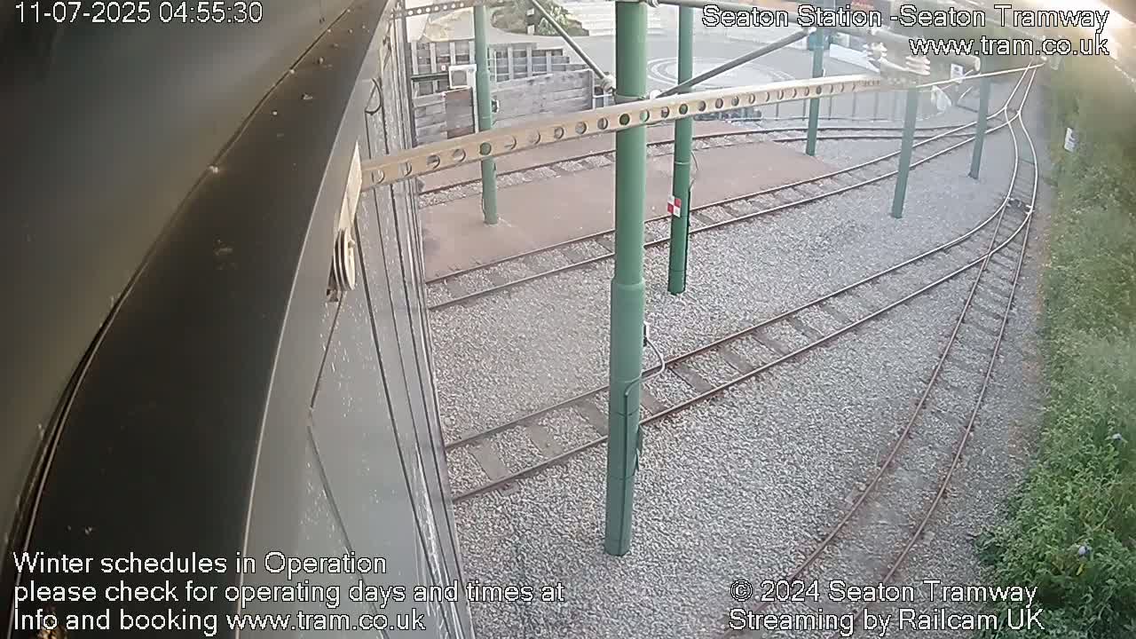Seaton Tramway  Station Live Cam - East Devon, Devon, South West, England, United Kingdom