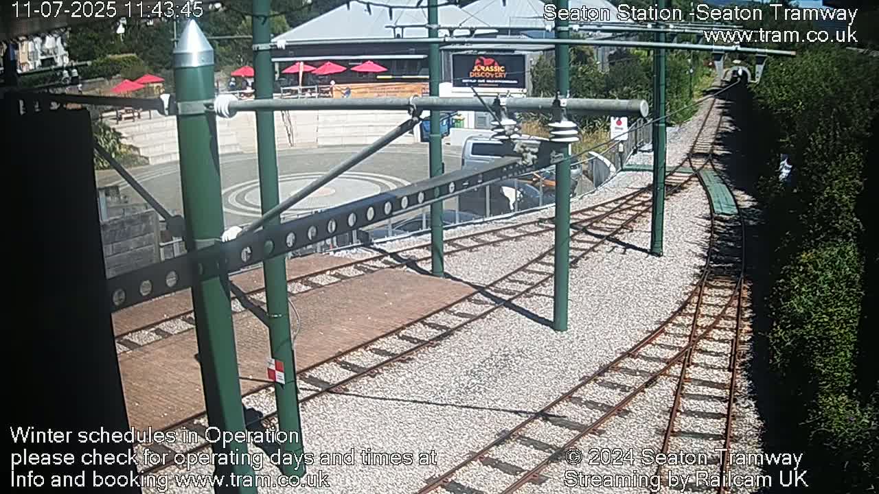 Seaton Tramway  Station Live Cam - East Devon, Devon, South West, England, United Kingdom