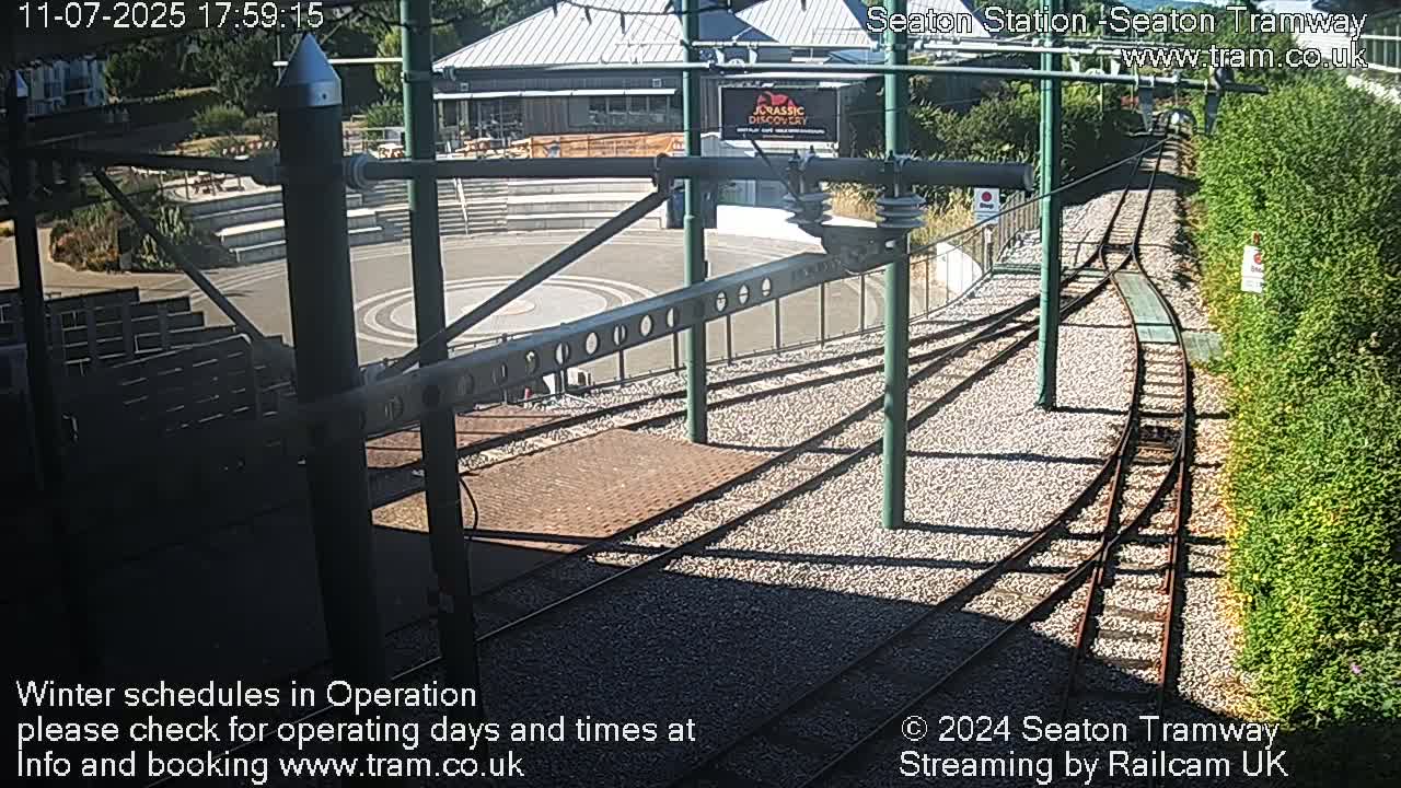 Seaton Tramway  Station Live Cam - East Devon, Devon, South West, England, United Kingdom