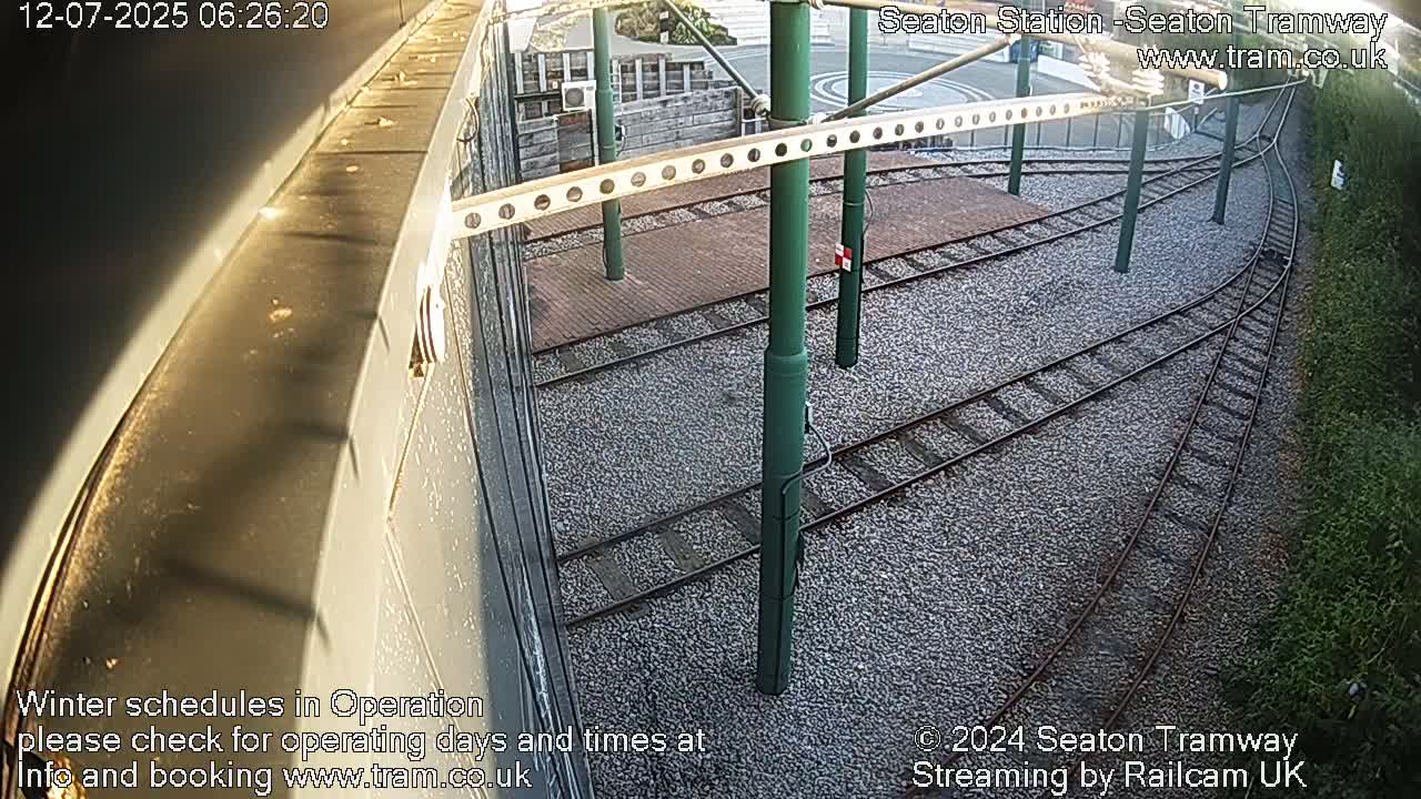 Seaton Tramway  Station Live Cam - East Devon, Devon, South West, England, United Kingdom