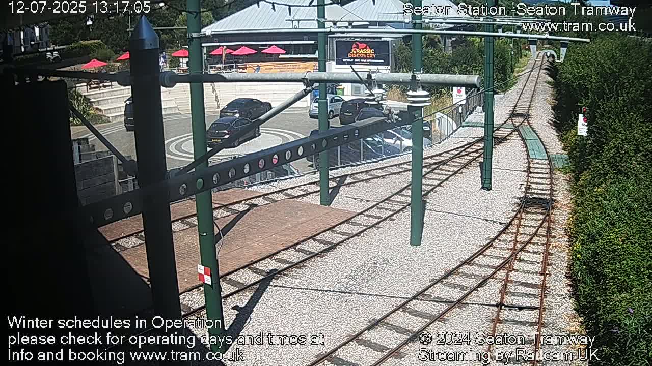 Seaton Tramway  Station Live Cam - East Devon, Devon, South West, England, United Kingdom