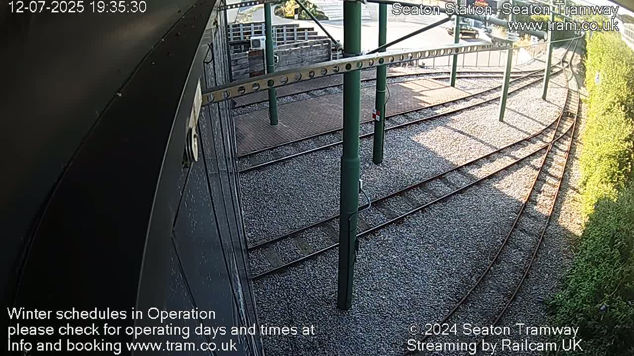Seaton Tramway  Station Live Cam - East Devon, Devon, South West, England, United Kingdom