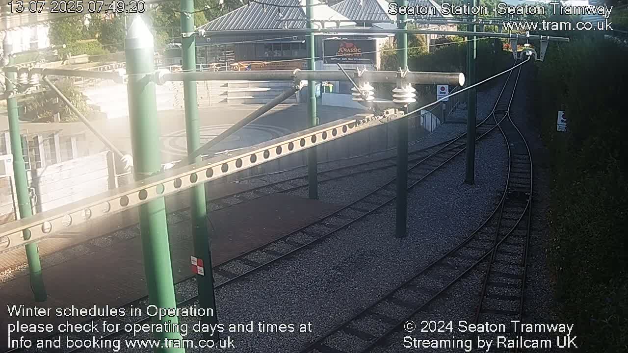 Seaton Tramway  Station Live Cam - East Devon, Devon, South West, England, United Kingdom