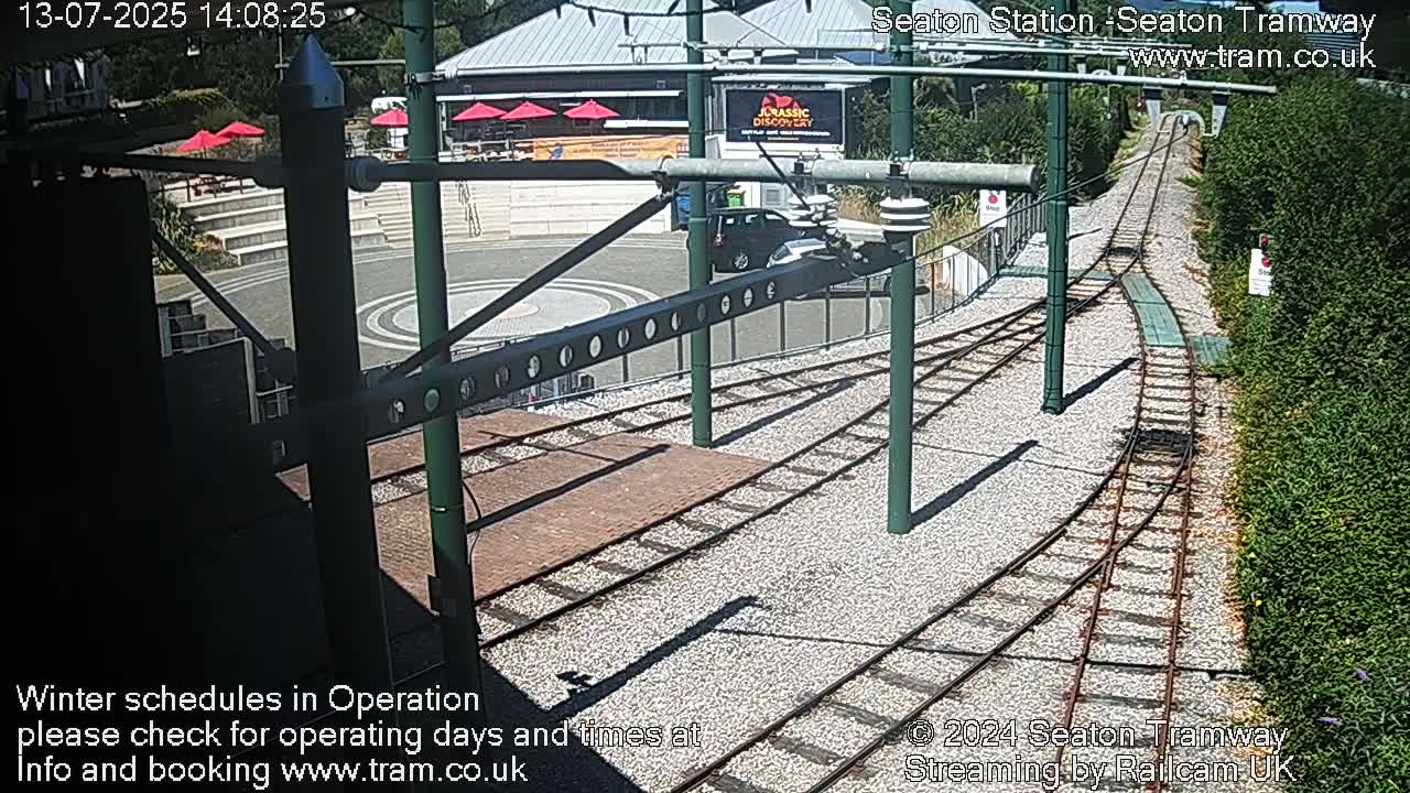Seaton Tramway  Station Live Cam - East Devon, Devon, South West, England, United Kingdom