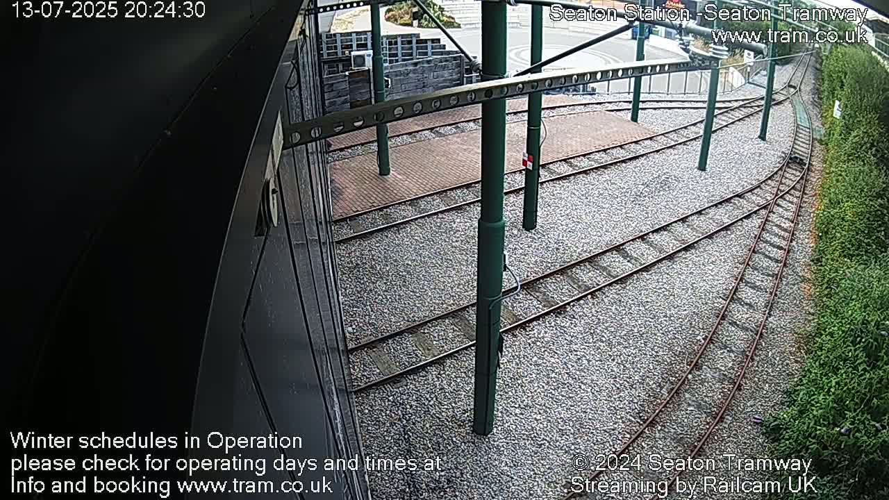 Seaton Tramway  Station Live Cam - East Devon, Devon, South West, England, United Kingdom