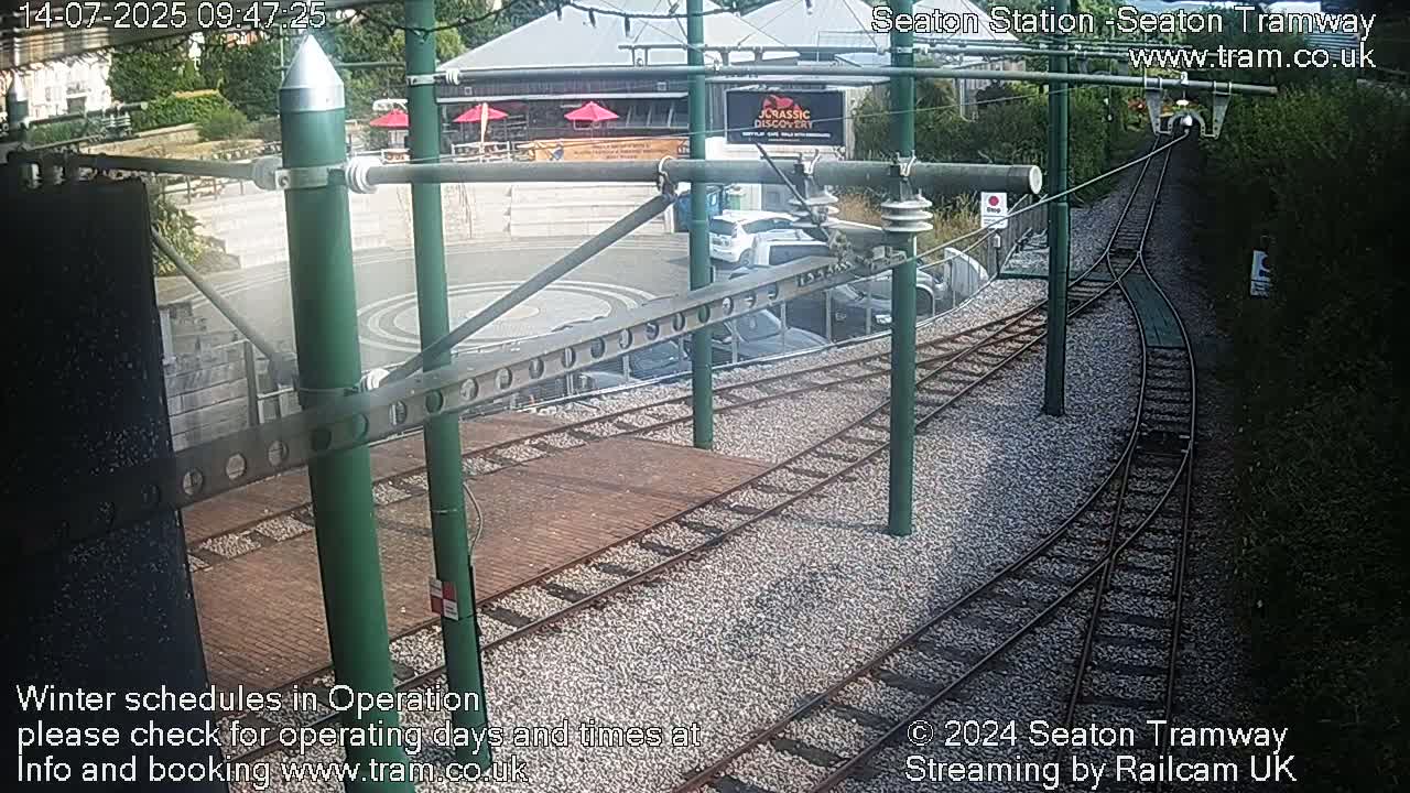 Seaton Tramway  Station Live Cam - East Devon, Devon, South West, England, United Kingdom
