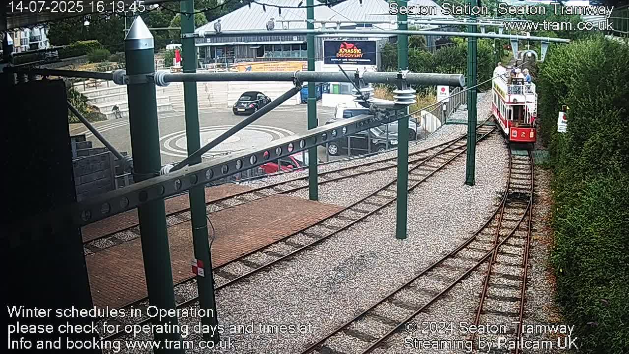 Seaton Tramway  Station Live Cam - East Devon, Devon, South West, England, United Kingdom