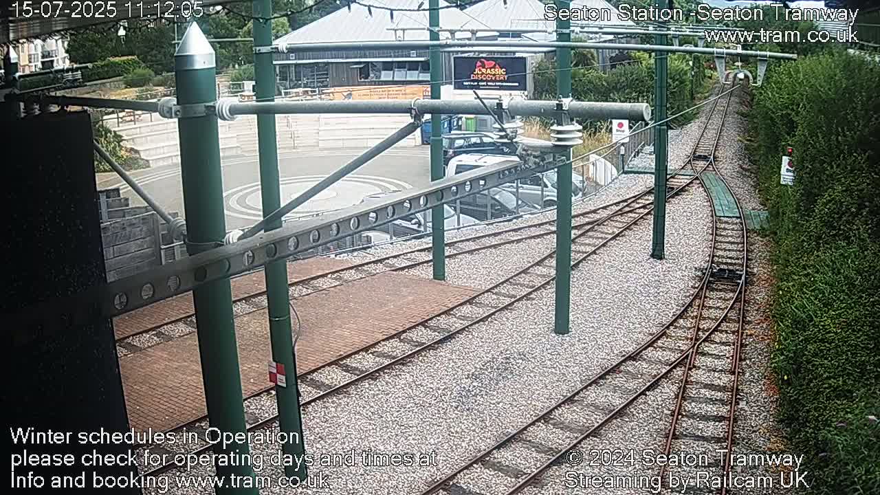 Seaton Tramway  Station Live Cam - East Devon, Devon, South West, England, United Kingdom