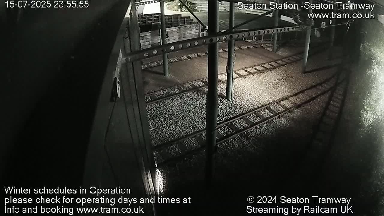 Seaton Tramway  Station Live Cam - East Devon, Devon, South West, England, United Kingdom