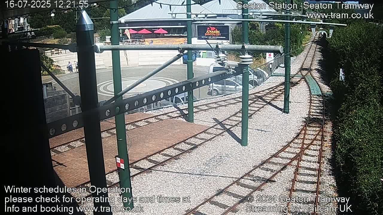 Seaton Tramway  Station Live Cam - East Devon, Devon, South West, England, United Kingdom