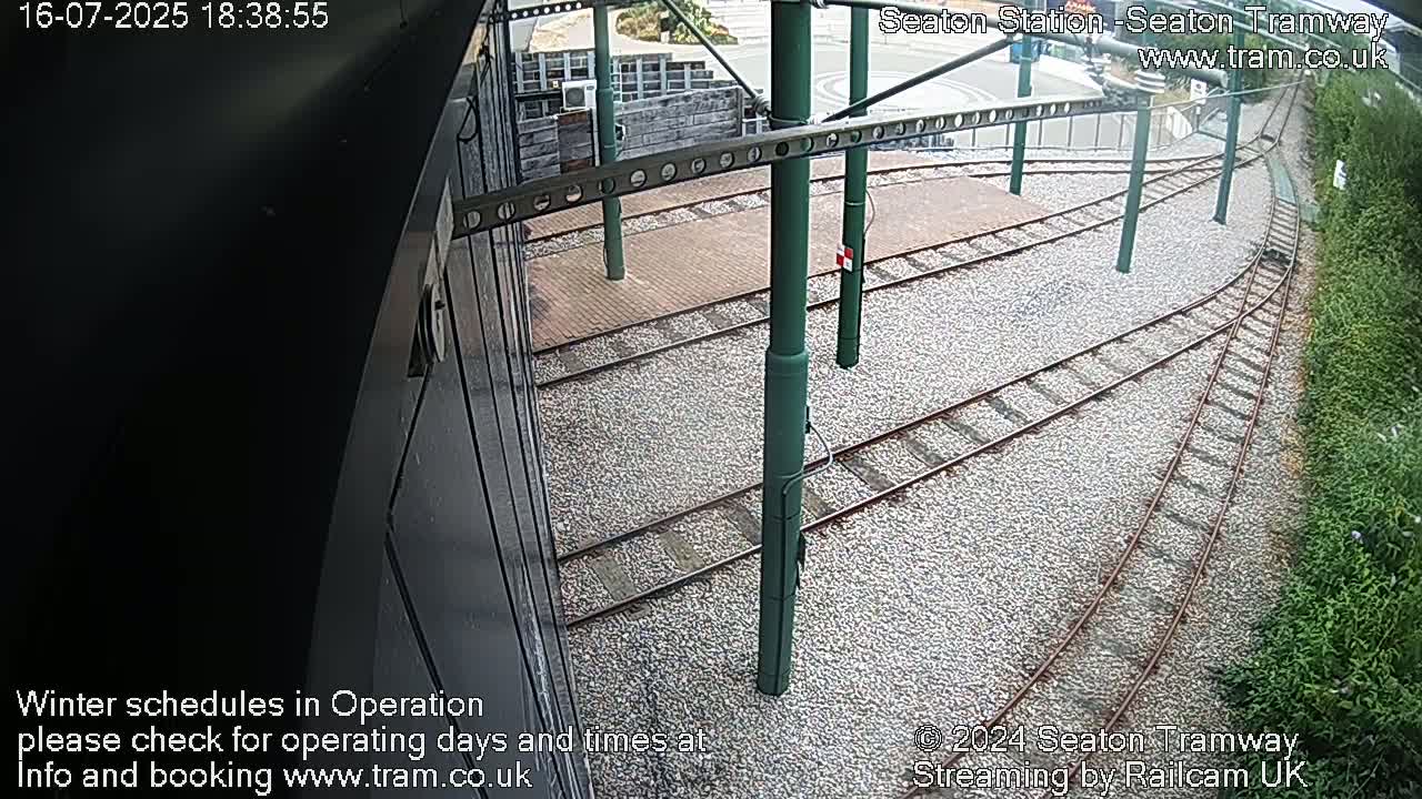Seaton Tramway  Station Live Cam - East Devon, Devon, South West, England, United Kingdom