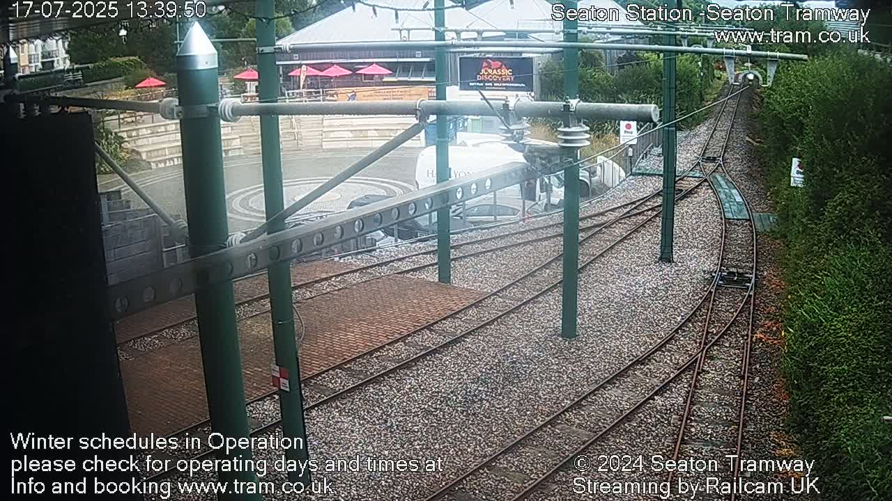 Seaton Tramway  Station Live Cam - East Devon, Devon, South West, England, United Kingdom