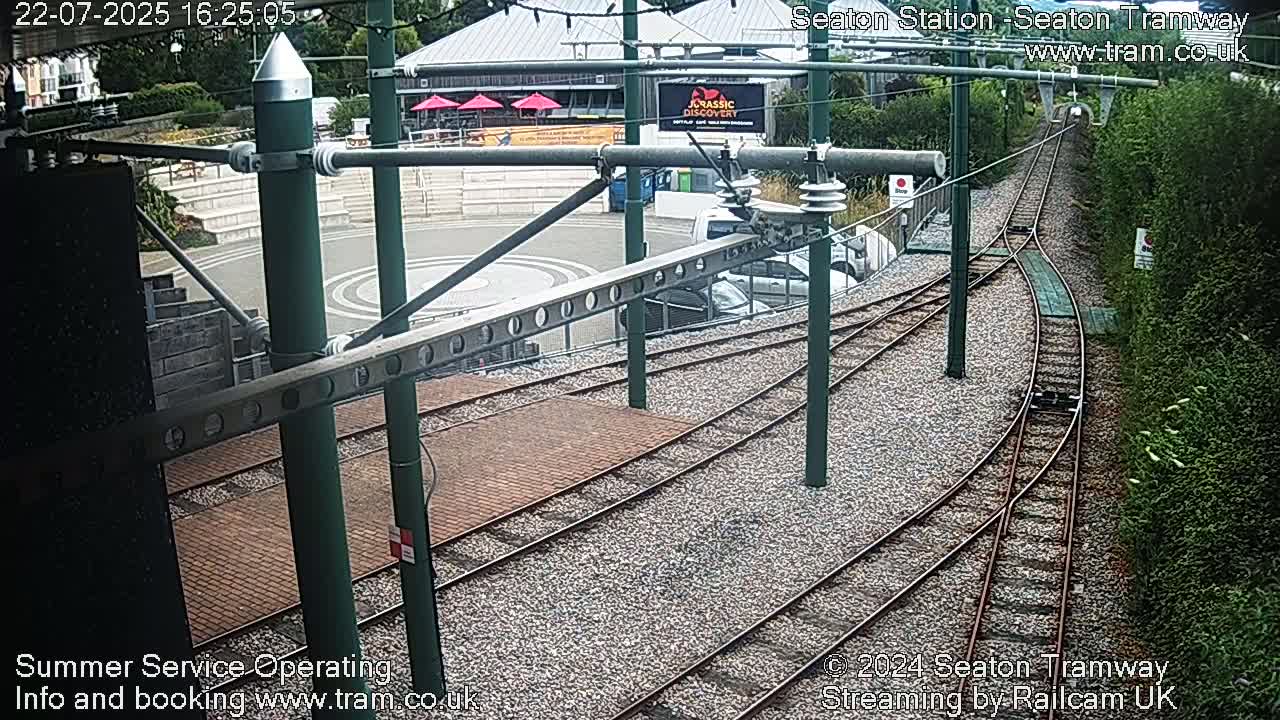 Seaton Tramway  Station Live Cam - East Devon, Devon, South West, England, United Kingdom