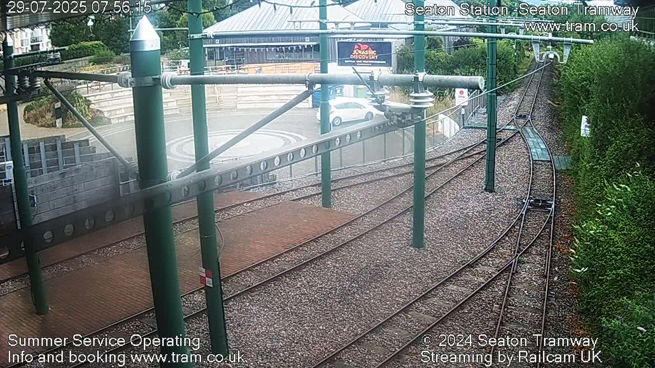 Seaton Tramway  Station Live Cam - East Devon, Devon, South West, England, United Kingdom