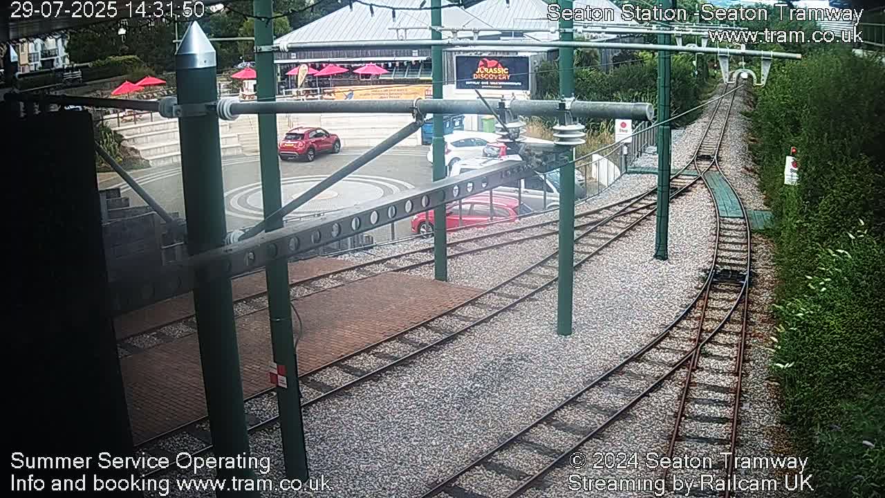Seaton Tramway  Station Live Cam - East Devon, Devon, South West, England, United Kingdom