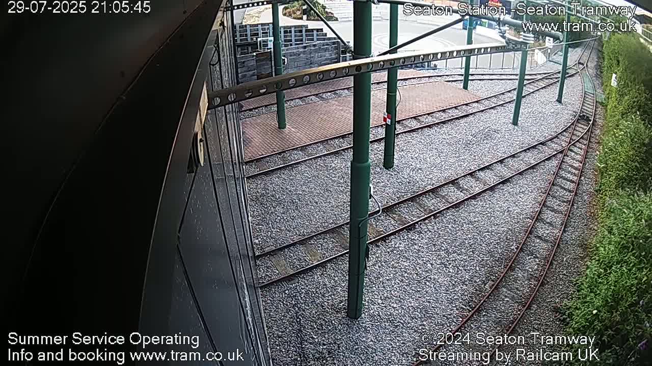 Seaton Tramway  Station Live Cam - East Devon, Devon, South West, England, United Kingdom