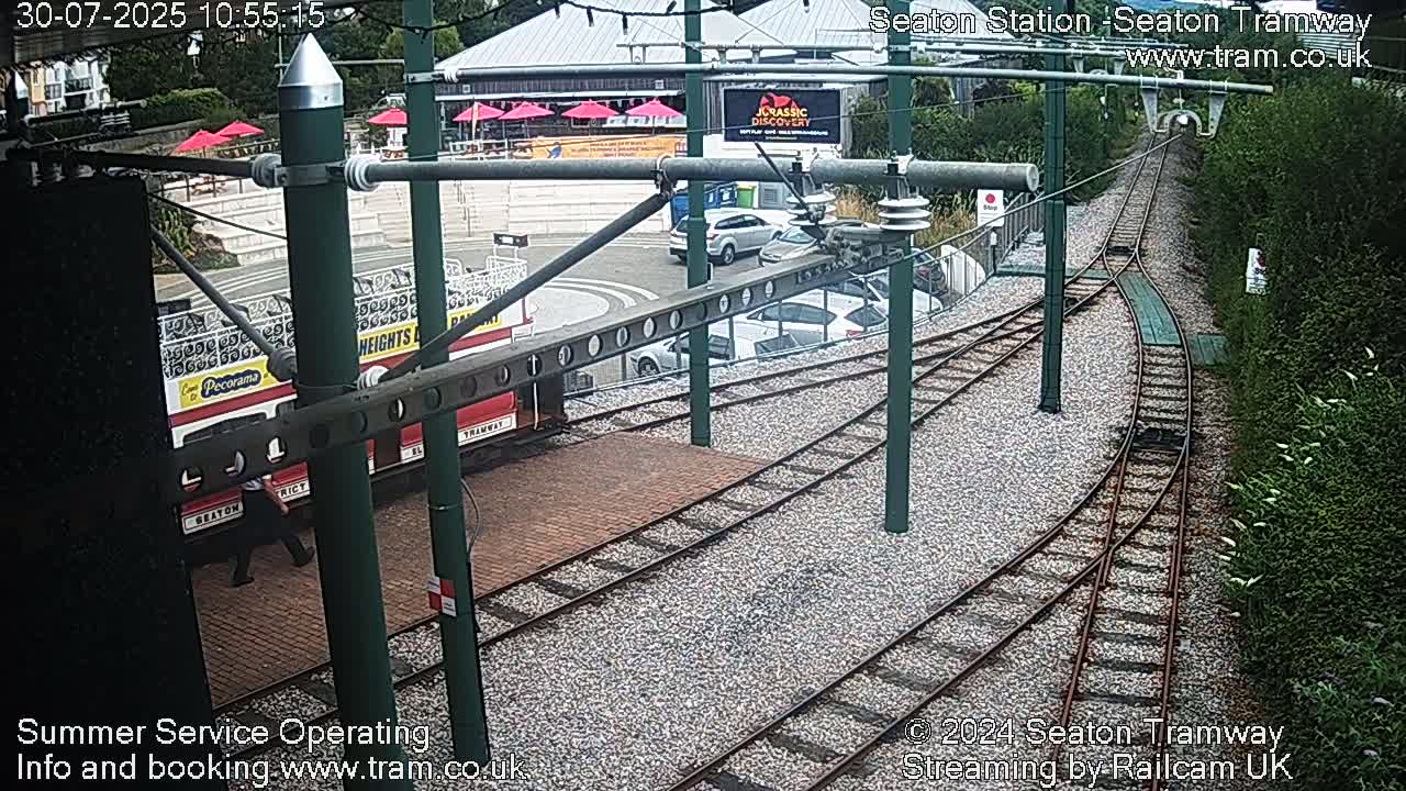 Seaton Tramway  Station Live Cam - East Devon, Devon, South West, England, United Kingdom