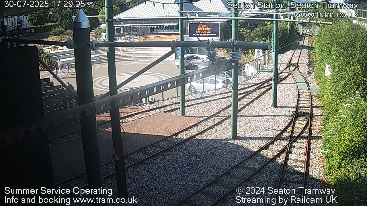 Seaton Tramway  Station Live Cam - East Devon, Devon, South West, England, United Kingdom